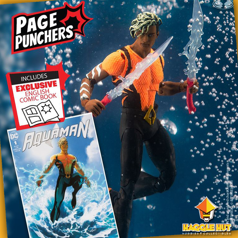 AQUALAD 7 W AQUAMAN COMIC PAGE PUNCHERS Figure McFarlane Toys DC