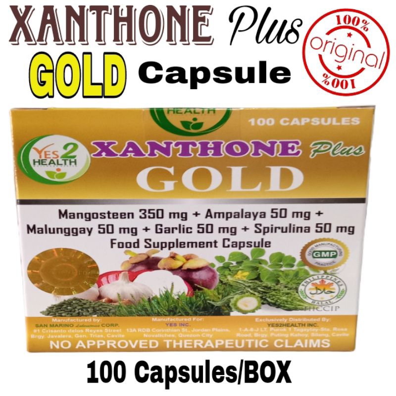 Xanthone Plus GOLD Capsules ORIGINAL Shopee Philippines