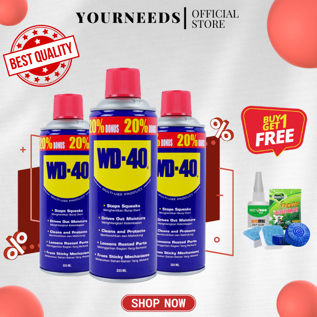 100 ORIGINAL WD 40 Multi Use Oil 11 2oz 333ml Rust Remover