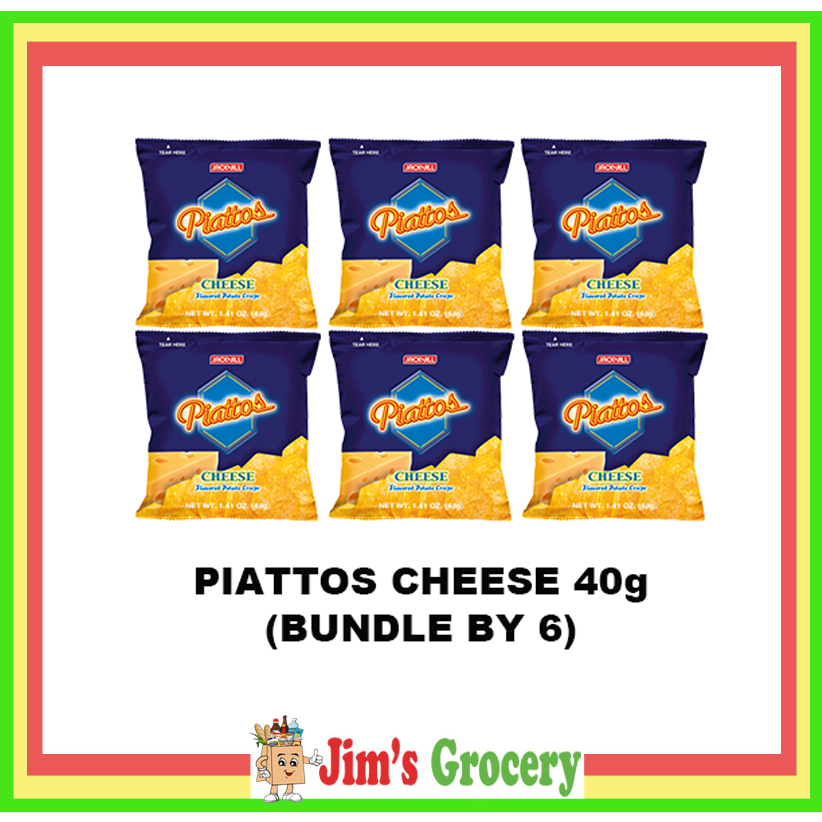 Jims Jack N Jill Piattos Cheese Potato Crisps G Bundle Of