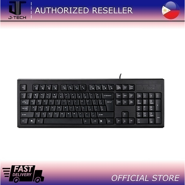 A4TECH KRS 83 COMFORT ROUND SPILL PROOF KEYBOARD USB BLACK Shopee