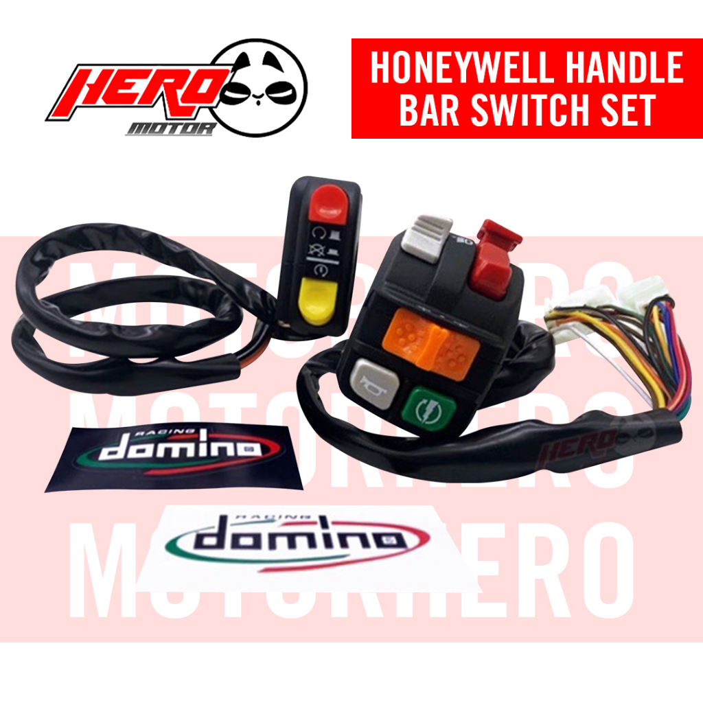 Domino Honeywell Switch Left Right Handle Bar Mount Plug Play Made