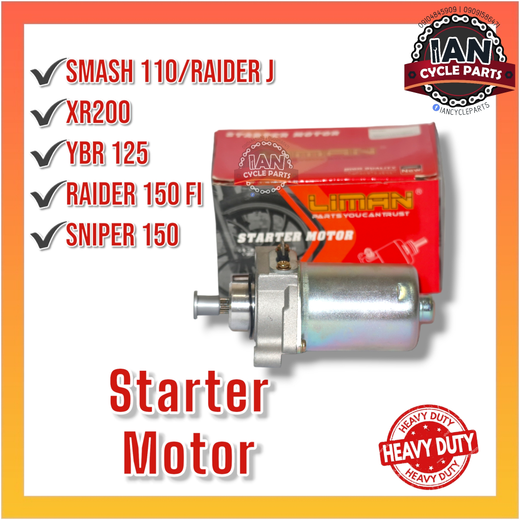 Starter Motor Xr Smash Raider J Ybr Raider Fi