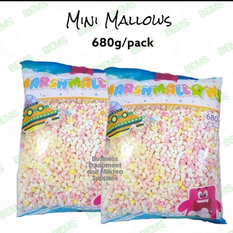 Marshmallows Assorted Color Mallows Toppings Add Ons 680g Shopee