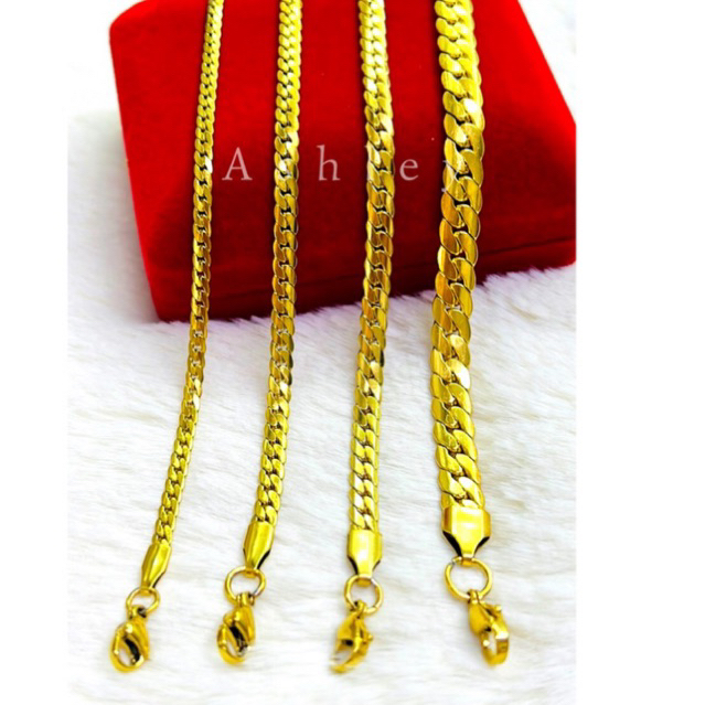 Stainless Gold Chain 24inch For Adult 3mm 4mm 5mm 6m Shopee Philippines