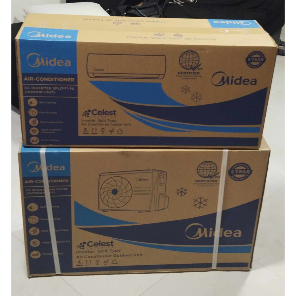 Midea Celest Hp And Hp Split Type Inverter With Free Installation