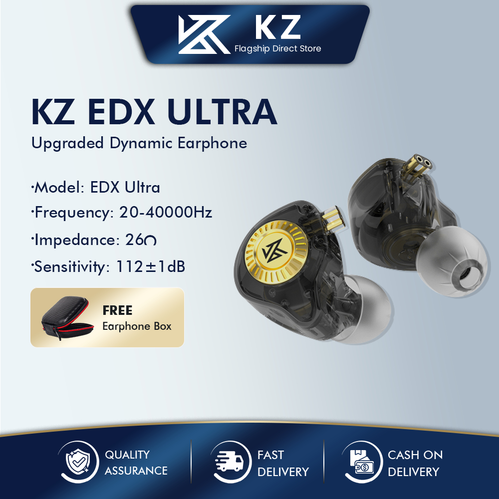 Kz Edx Edx Ultra Upgraded Dynamic In Ear Wired Earbuds Headset Hifi