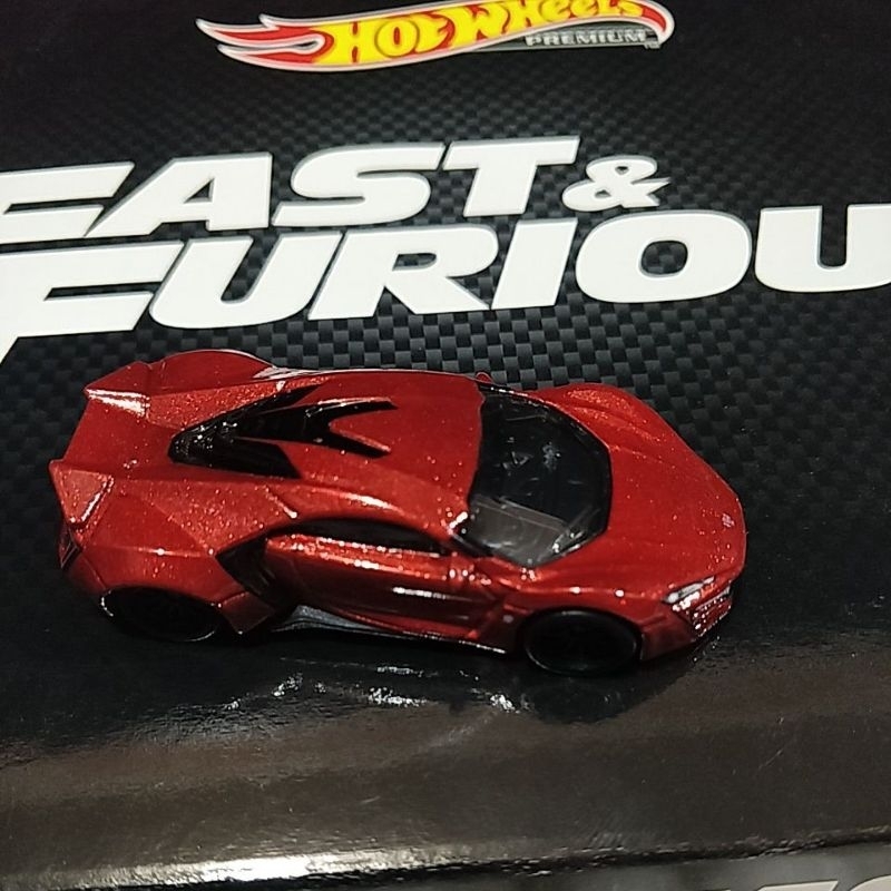 Hotwheels Premium Fast Furious Lykan Hypersport Boxset Bib