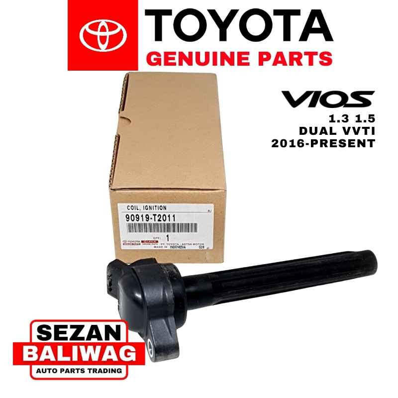 ORIGINAL TOYOTA IGNITION COIL VIOS 2016 2022 DUAL VVTI 90919 T2011