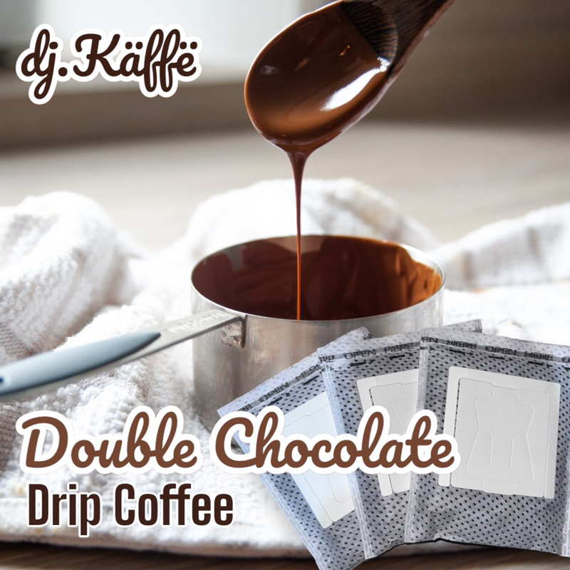 Double Choco Flavored Drip Coffee Freshly Ground Cordillera Beans 10g