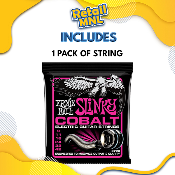 Retailmnl Ernie Ball Super Slinky Cobalt Electric Guitar Strings