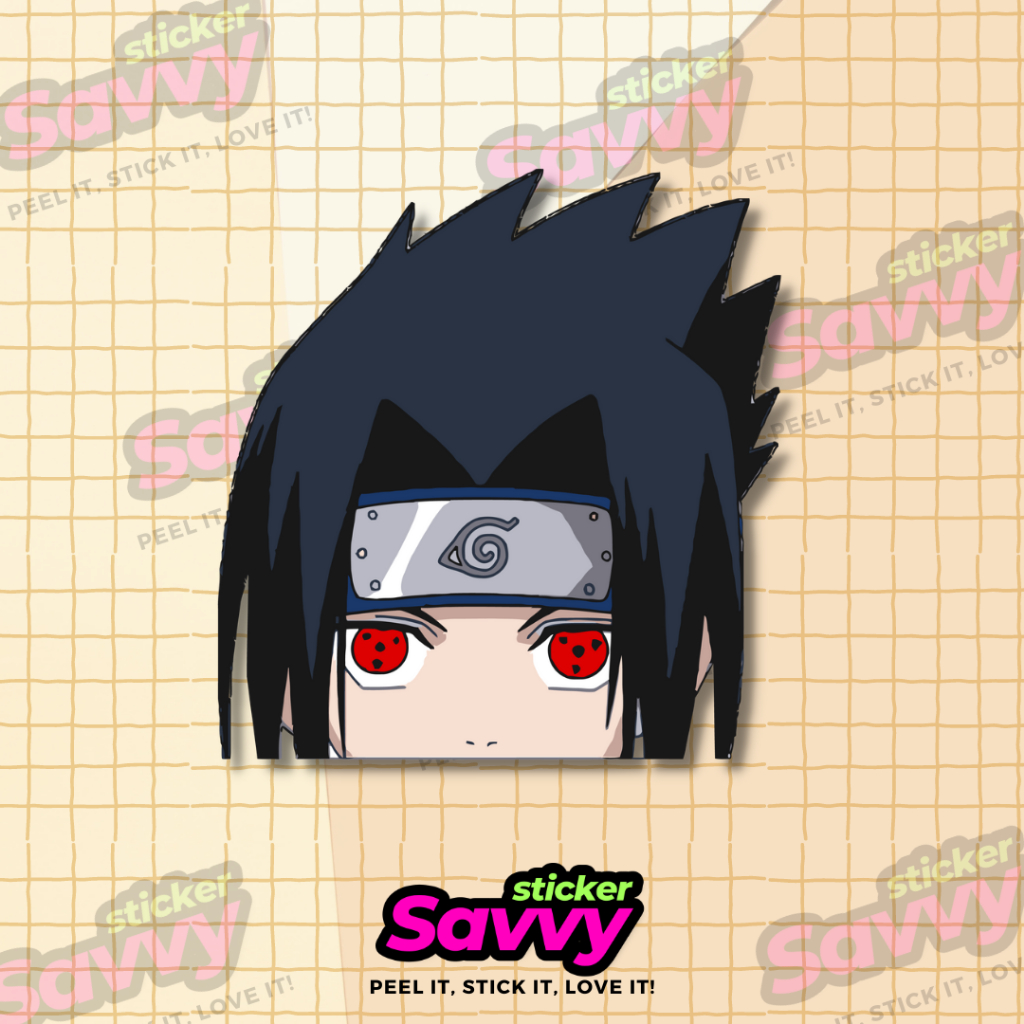 Naruto Peeker Stickers Naruto Shippuden Anime Laminated Vinyl