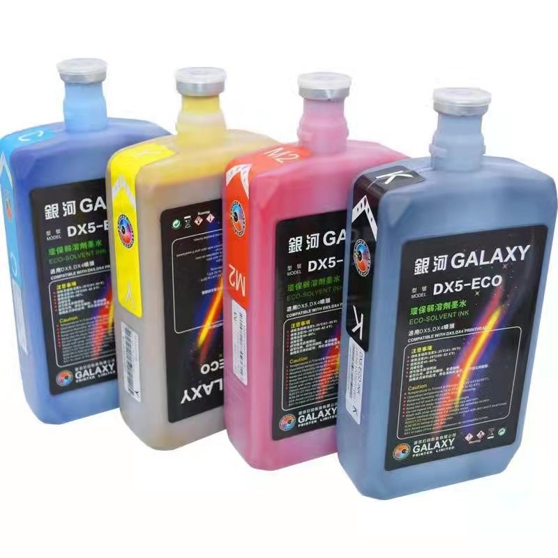 GALAXY ECO SOLVENT INK AND CLEANING SOLUTION FOR L1300 DX7 DX5 DX11 1L