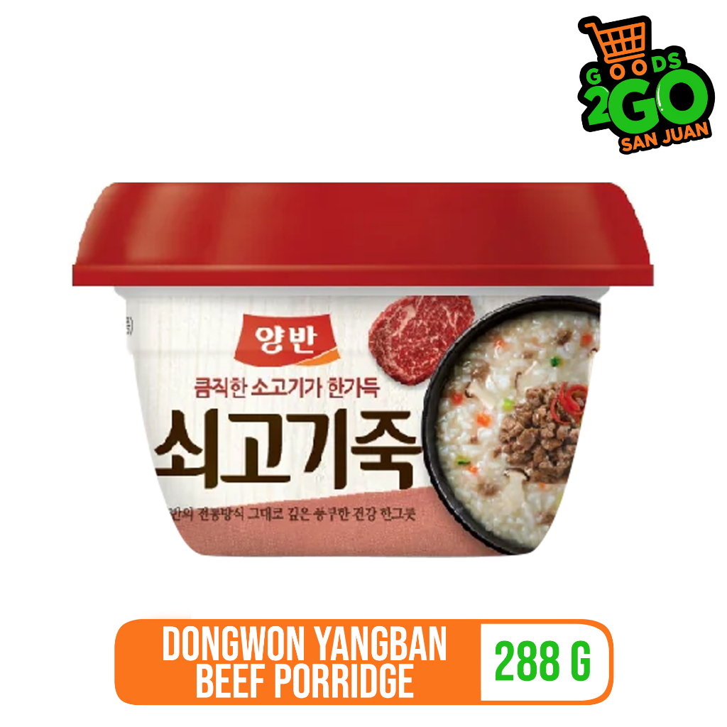 DONGWON Yangban Beef Porridge 288g Shopee Philippines