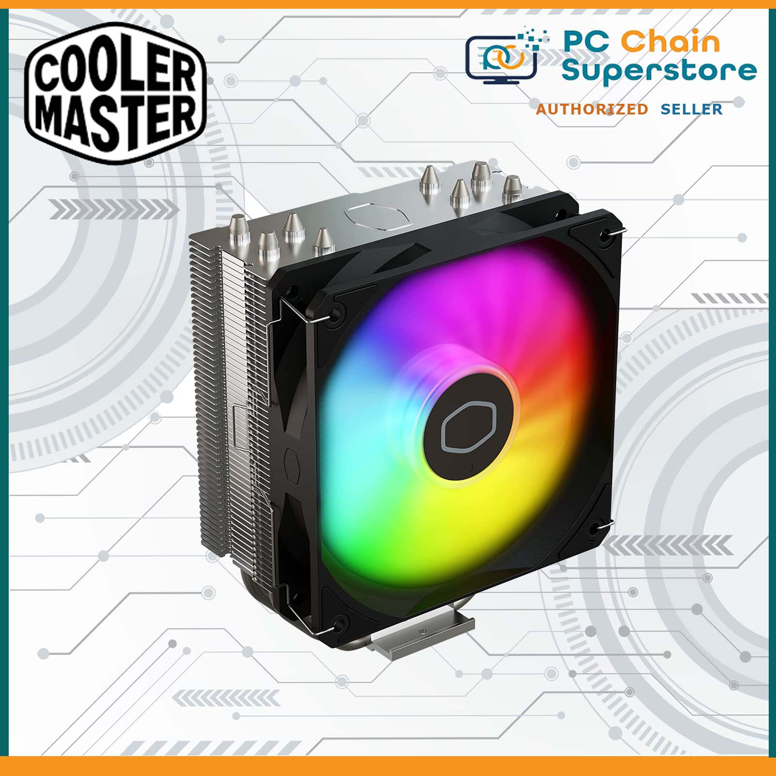 Cooler Master Hyper 212 Spectrum V3 ARGB Air CPU Cooler Optimized Fan