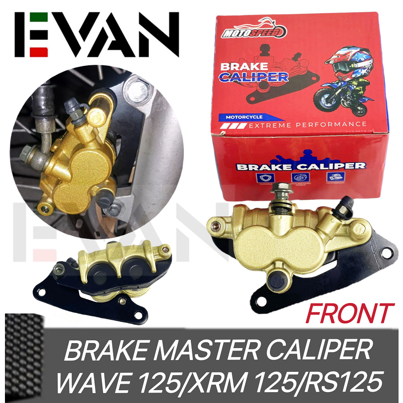 Evan Shop Brake Caliper Front For Wave Xrm Rs Caliper