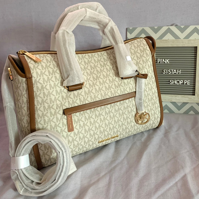 ORIGINAL MICHAEL KORS Carine Large Logo Satchel Shopee Philippines