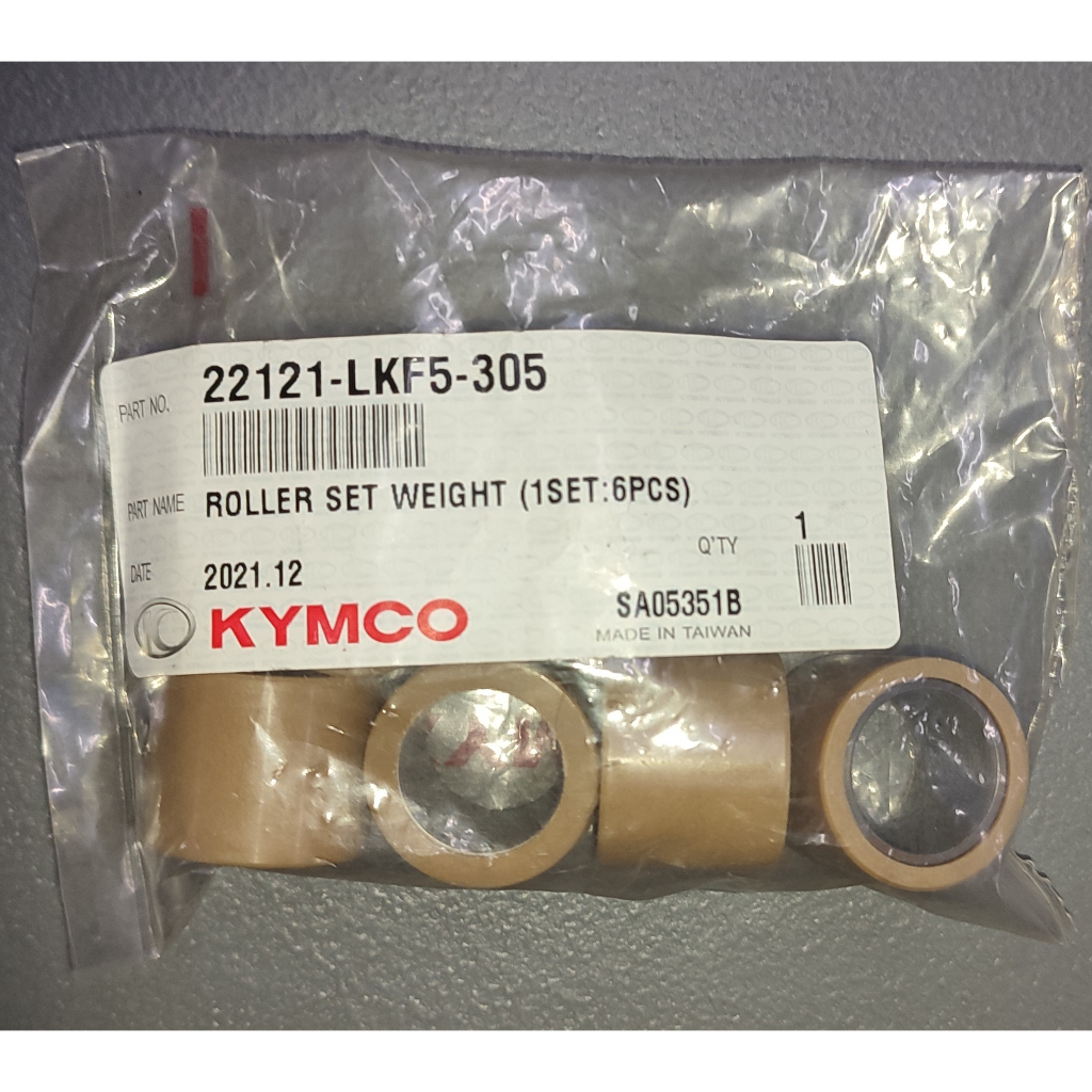 Roller Set Weight Grms Set Pcs For Kymco Xciting I