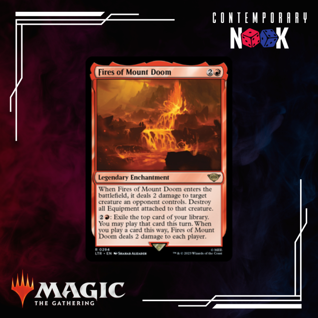 MTG Fires Of Mount Doom Universes Beyond The Lord Of The Rings