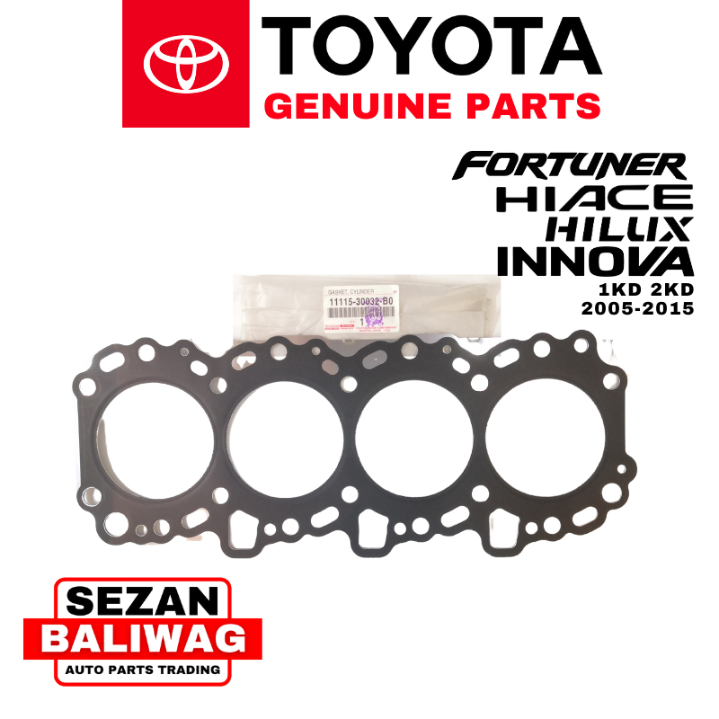 Original Toyota Cylinder Head Gasket Fortuner Kd Shopee