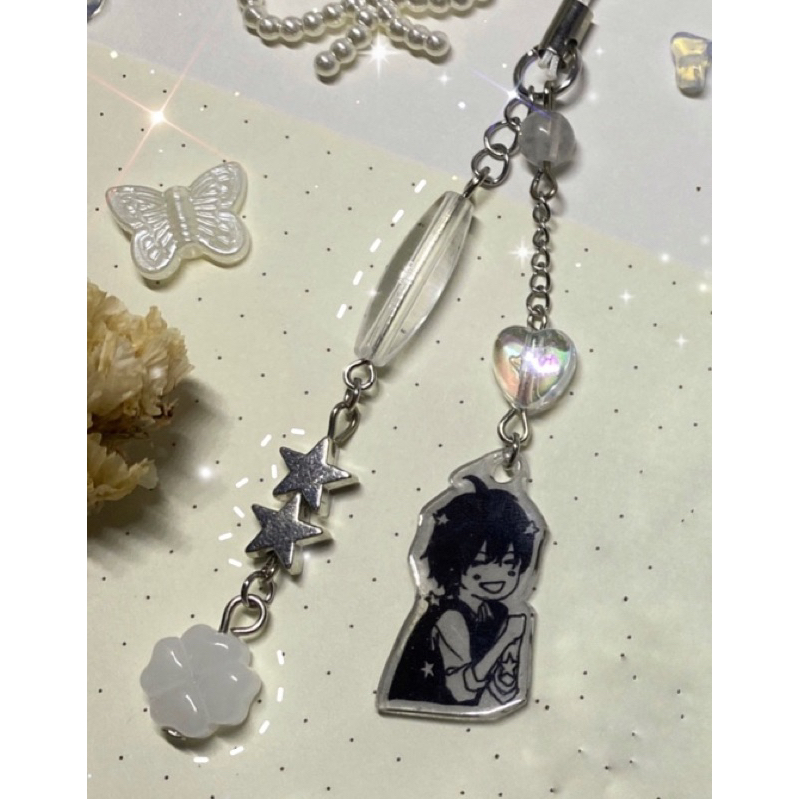 Kimi Ni Todoke Inspired Phone Charm Handmade Beaded