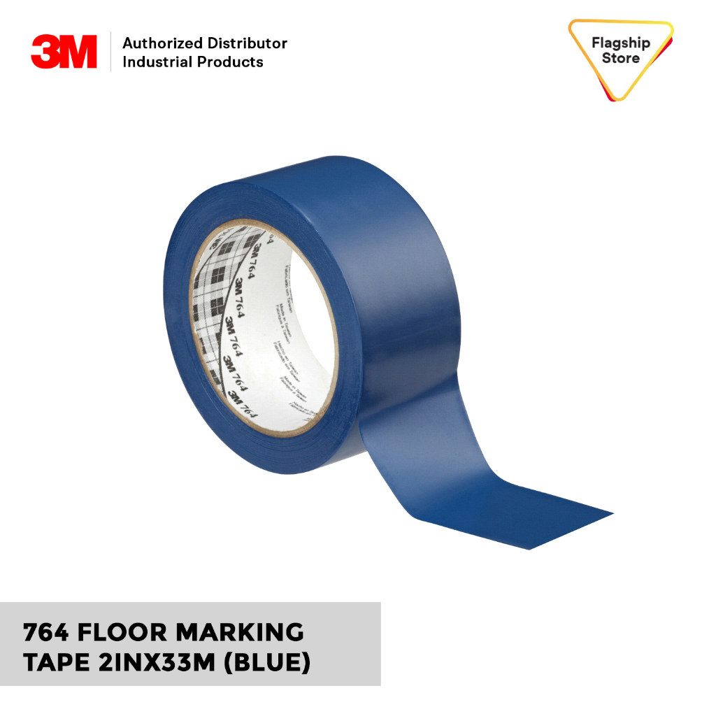 M Vinyl Floor Marking Tape Blue Inx M Shopee Philippines