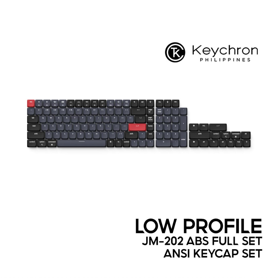 Keychron Low Profile Abs Full Set Keycap Set Shopee Philippines