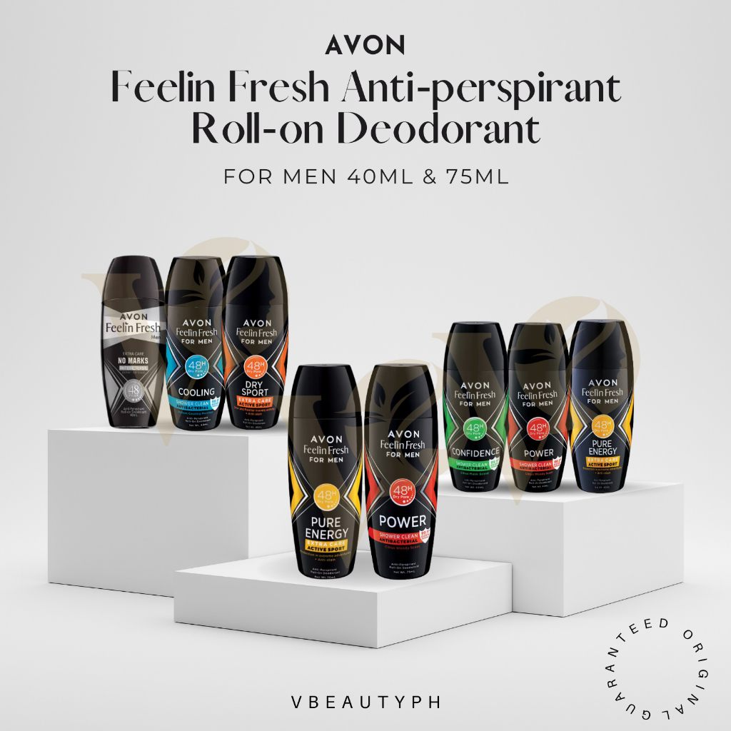 Feelin Fresh Anti Perspirant Roll On Deodorants For Men 40ml Or 75ml