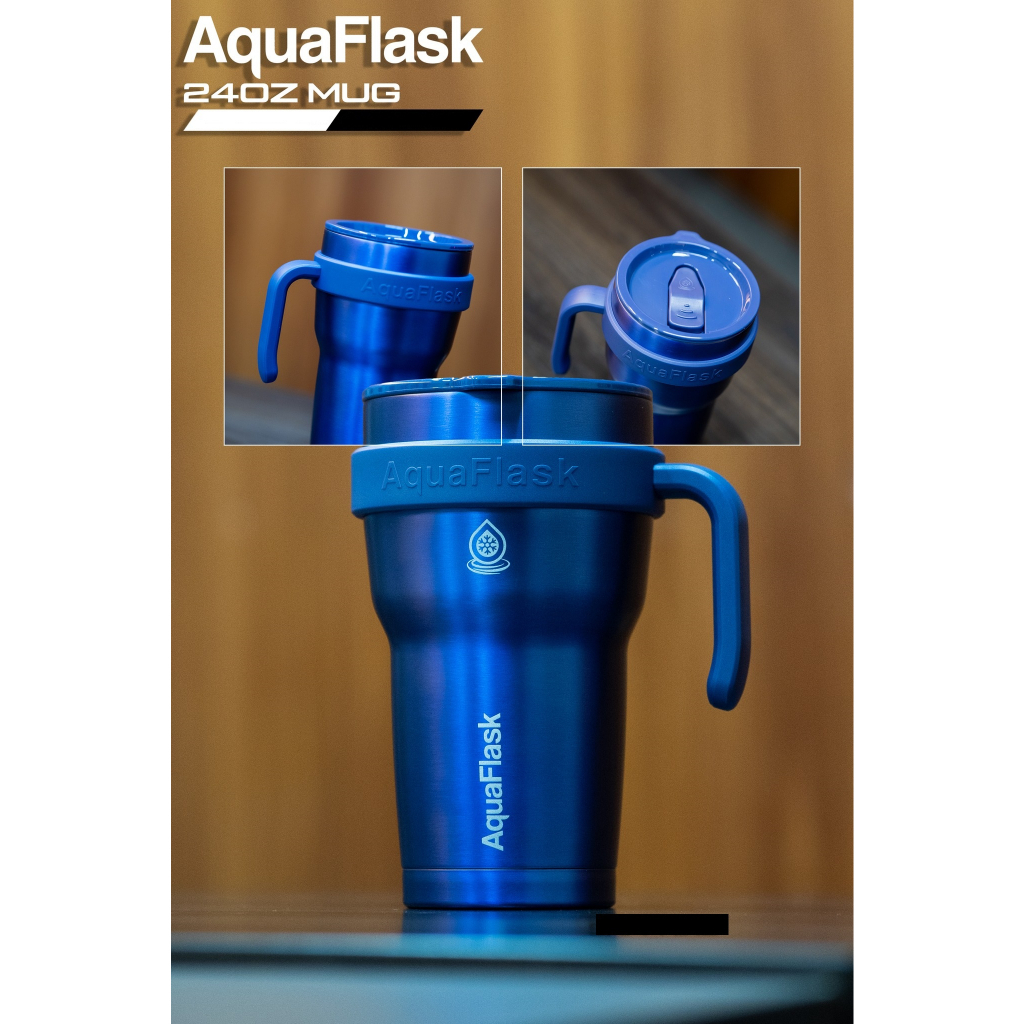 AQUAFLASK Stellar Mug Collection 24oz Limited Edition Aqua Flask