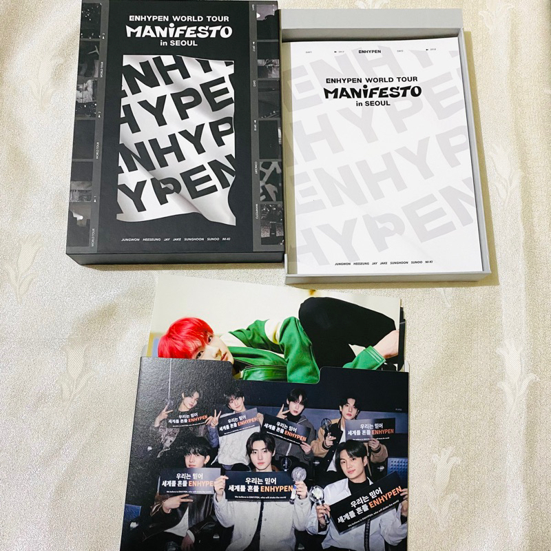 Enhypen World Tour Manifesto In Seoul Dvd Digital Code Jungwon