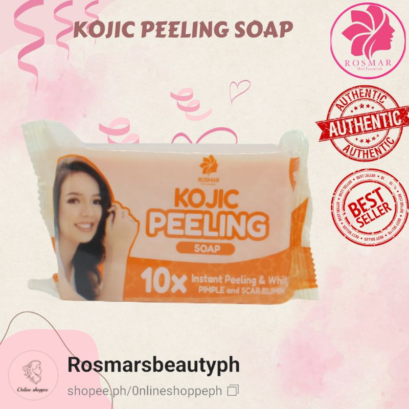 Rosmar Kojic Peeling Soap 150g Instant Whitening Peeling Shopee