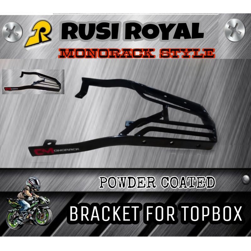 Rusi Royal Motor Bracket Monorack Topbox Bracket Shopee Philippines