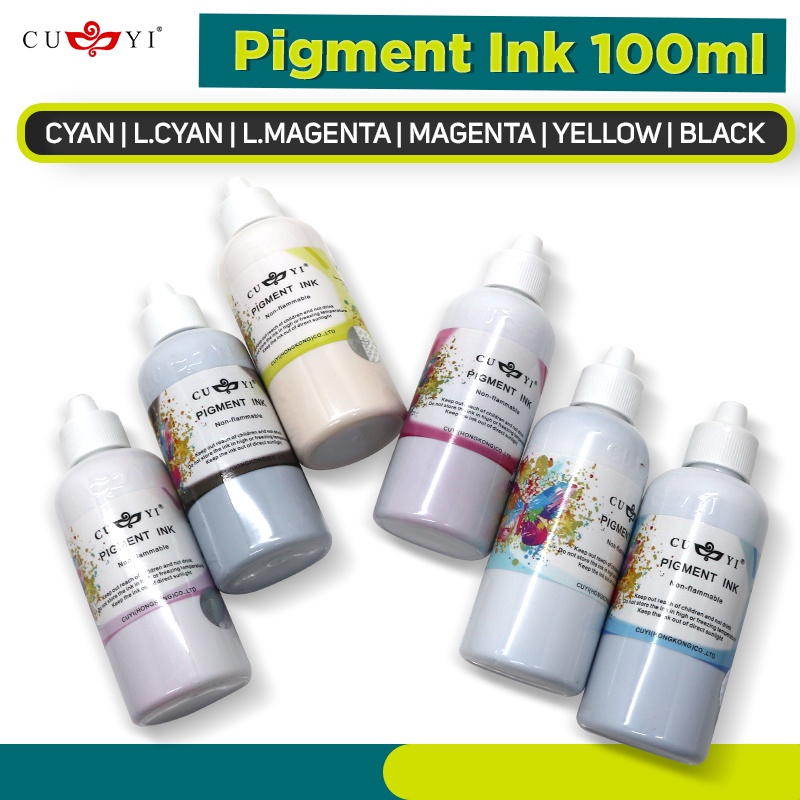 Cuyi Pigment Ink Ml Colors Shopee Philippines