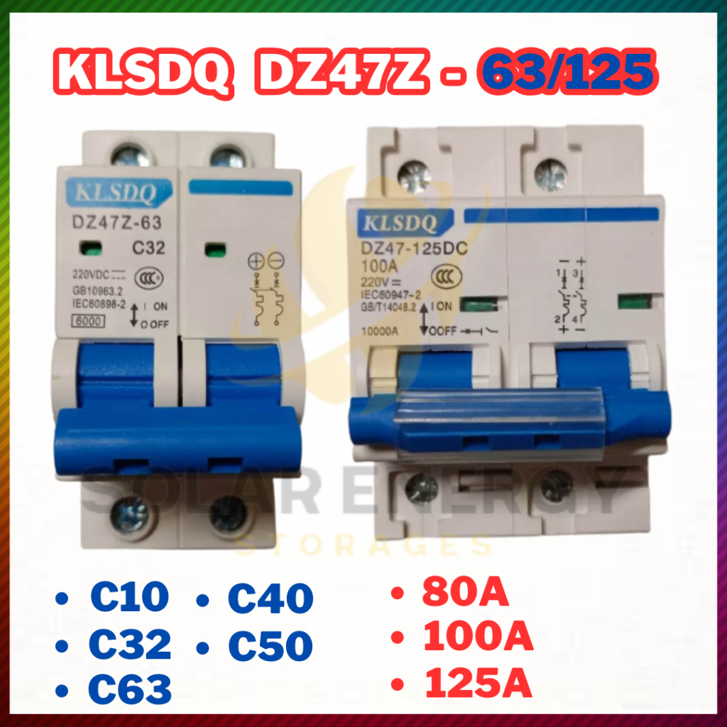 Klsdq Dz Z Solar Power Dc Circuit Breaker C C C