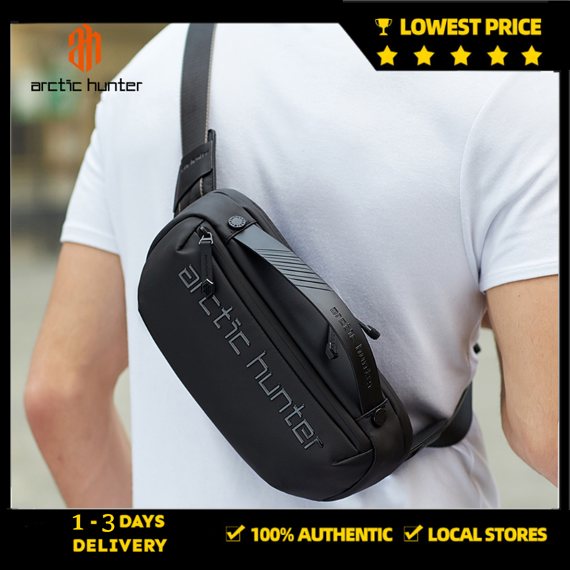 Arctic Hunter Water Resistant Anti Theft Crossbody Sling Bag Men Waist