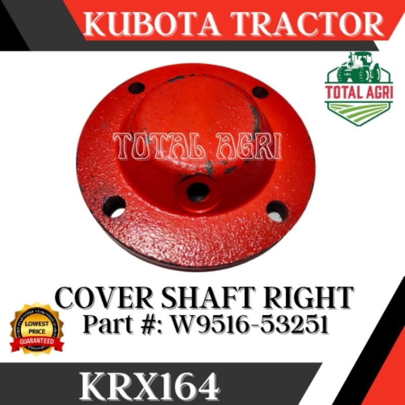 Cover Shaft Right Rotovator Krx Kubota Tractor L L L