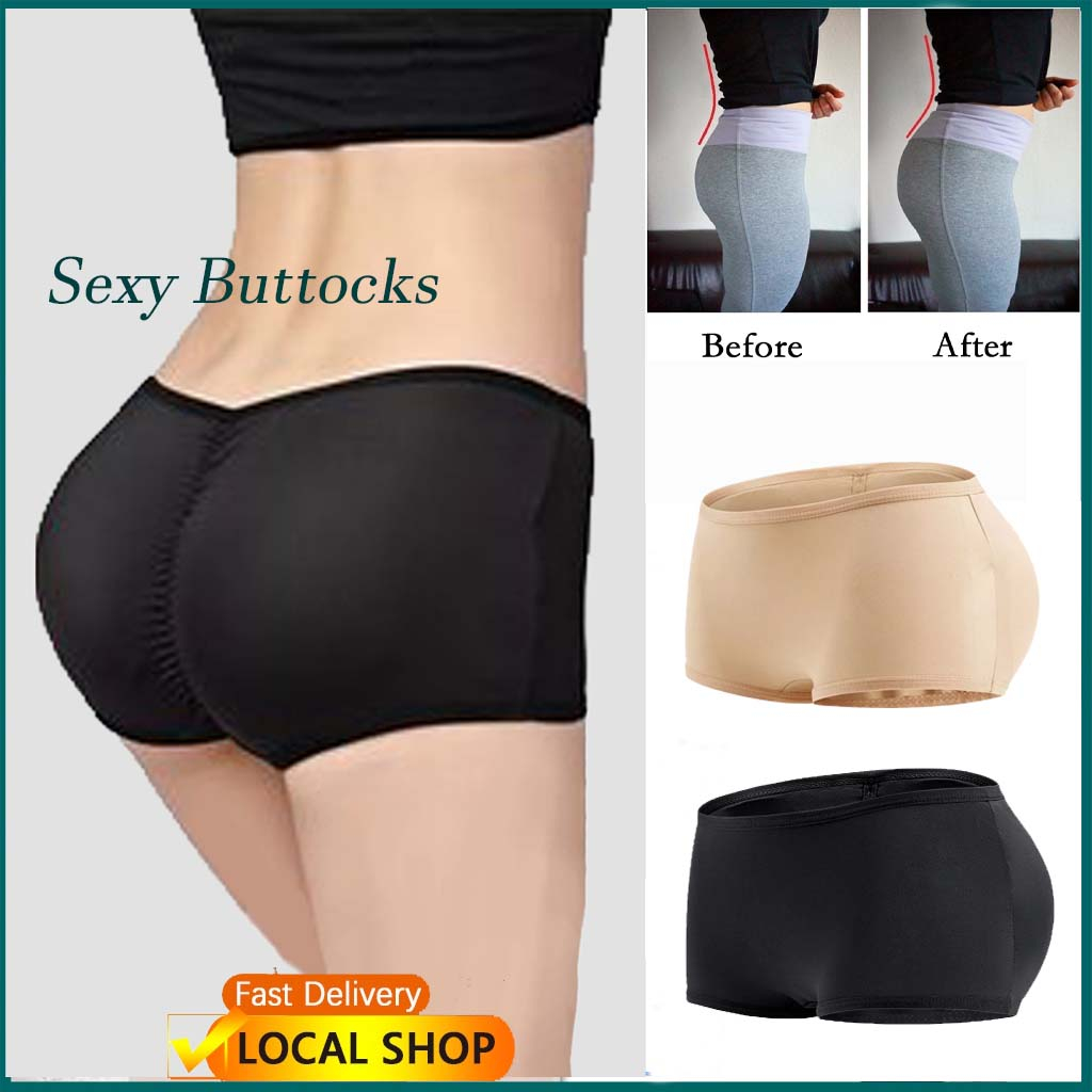 Women Padded Push Up Panties Butt Lifter Shaper Fake Ass Buttocks Cod