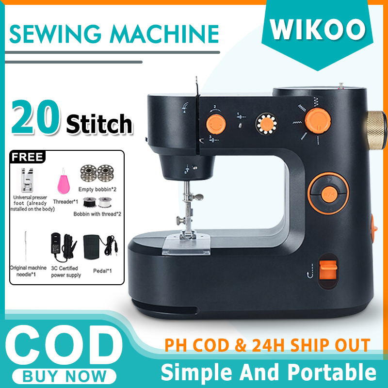 Electric Sewing Machine 20 Stitches Portable Mini Household