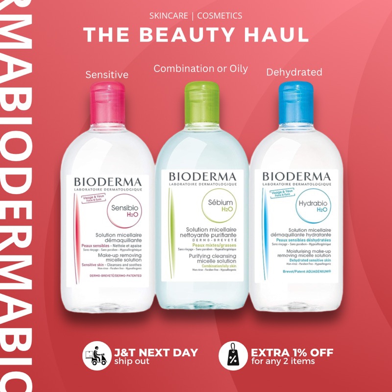 Bioderma Sensibio H Sebium H Hydrabio H Micellar Water