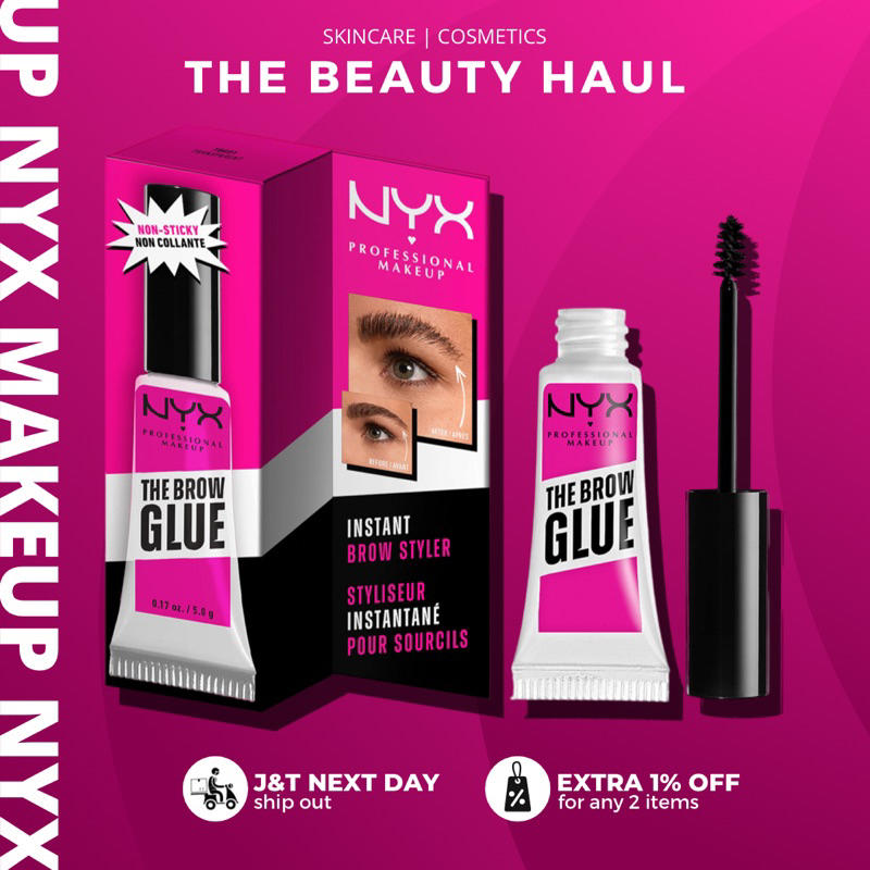 Nyx Professional Makeup The Brow Glue Extreme Hold Waterproof Eyebrow