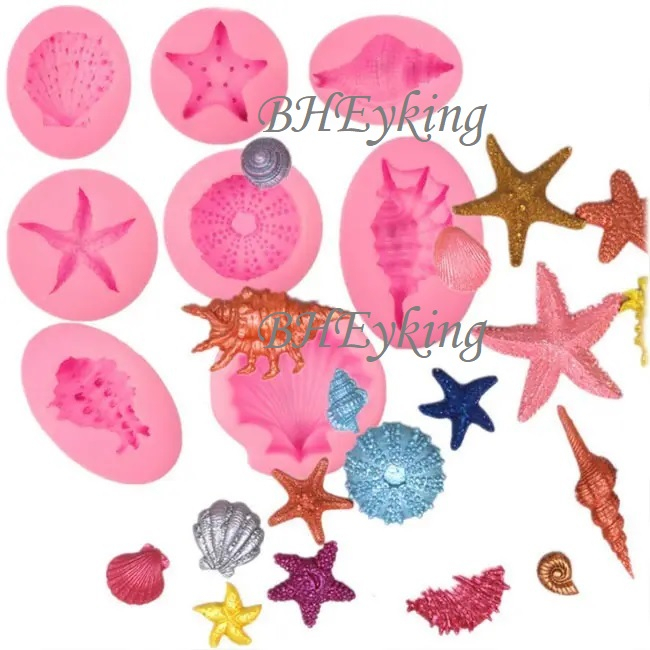 Sea Shell Mold Ocean Marine Shells Theme Seashell Solo Silicone Molder