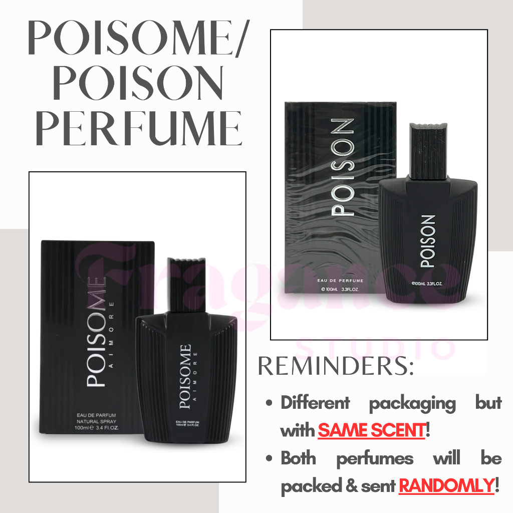 Poison Poisome Ml Perfume For Men Inspired Collection Shopee