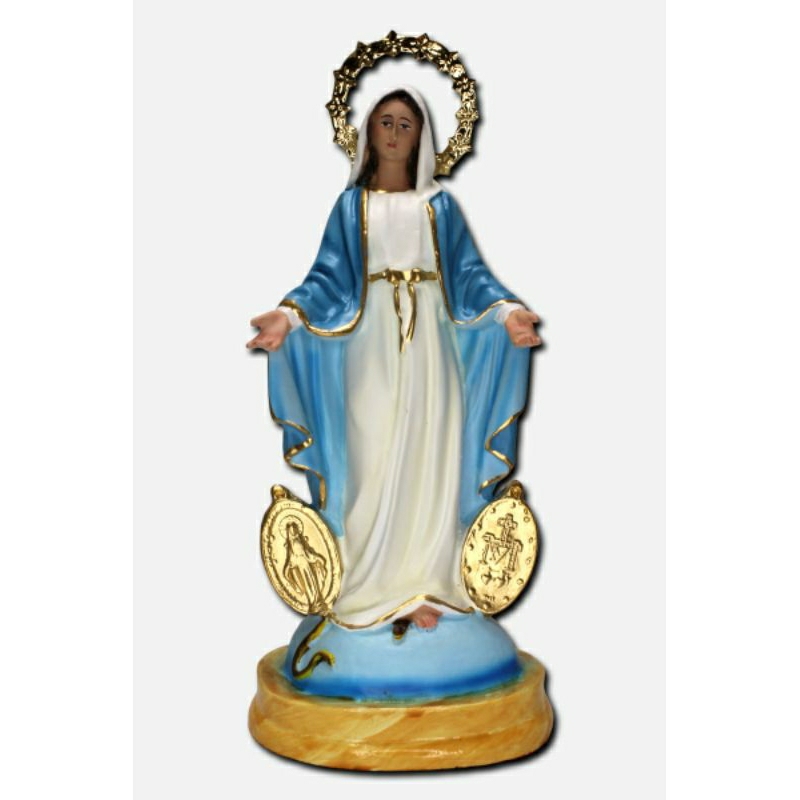 Our Lady Of Miraculous Medal Statue 10 Inches Shopee Philippines