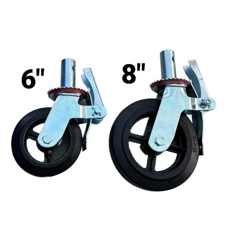 Scaffolding Rubber Wheel Heavy Duty Scaffolding Caster Wheel Inches