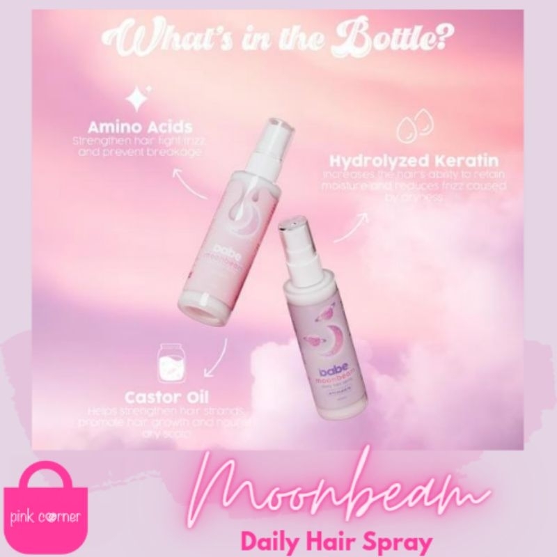 BABE FORMULA Moonbeam Daily Hair Spray Bonbon Whimsicle Chiffon