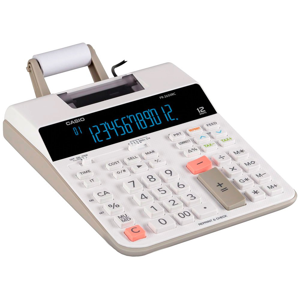 Casio FR 2650RC FR2650RC FR 2650RC Calculator Reprint Check