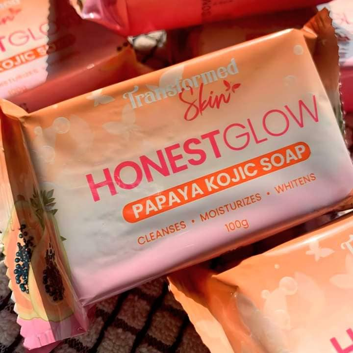 Honest Glow Kojic Papaya Soap G By Transformed Skin Moisturizes