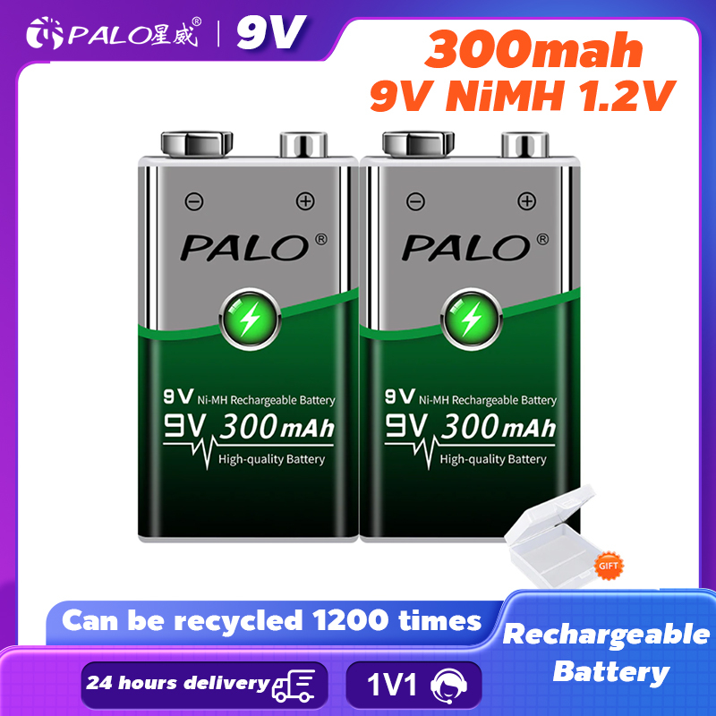 Palo V F Nimh V Rechargeable Battery Mah Low Self Discharged