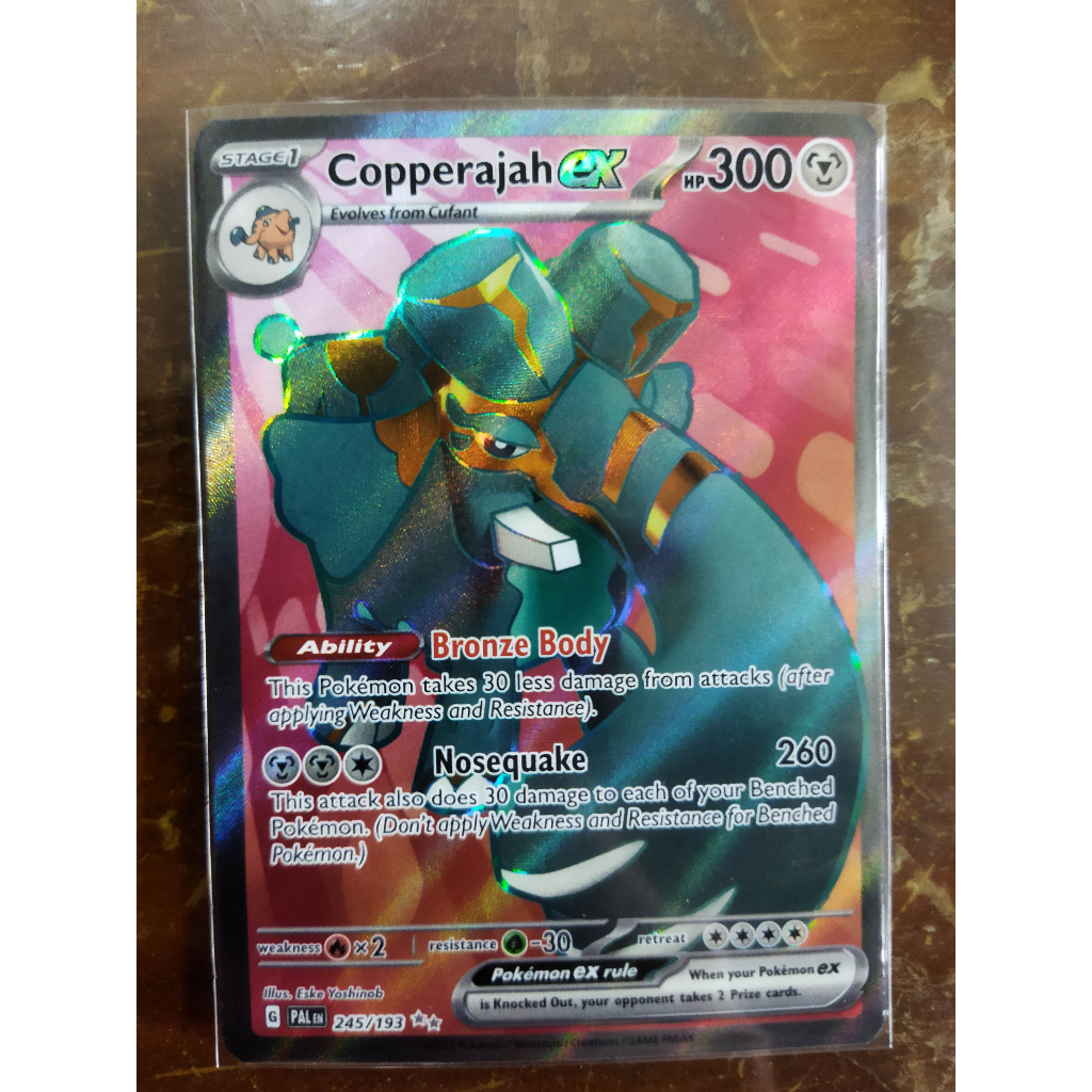 Copperajah Ex Full Art Secret Rare Pokemon Tcg Standard English