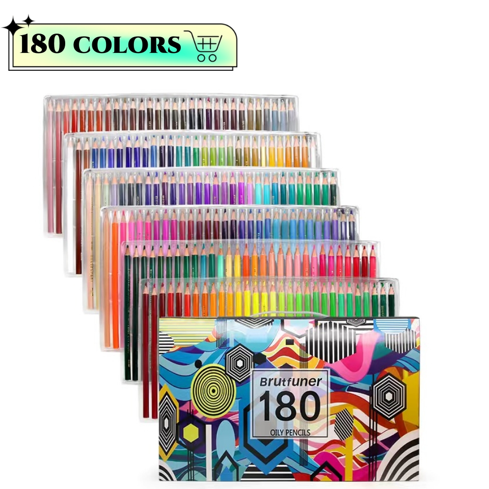 Brutfuner 48 72 80 120 180 Color Pencil Set Oily Colored Pencils